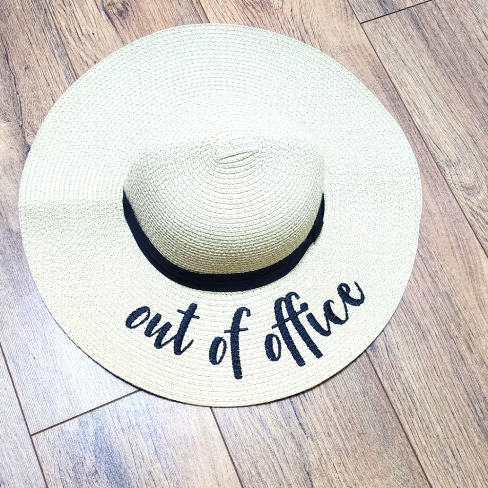 Out of Office Straw Sun Hat